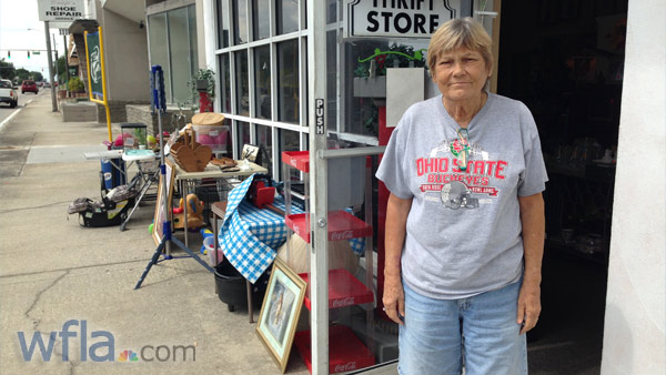 Betty Hester had just set up her outside display July 4th when a man rode up to Dixieland Antiques on a bicycle, begging for something to drink. “So my sister Joyce says, well ‘I'll go get you some water,’” Hester remembered. The good deed was...