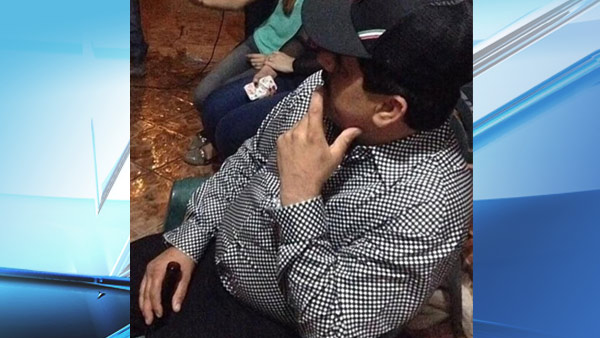 El Chapo drinking a beer. Image courtesy KRON 