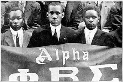 Founders of Phi Beta Sigma Fraternity, A. Langston Taylor, Leonard F. Morse, and Charles I. Brown 