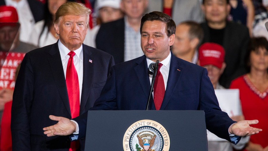 RON DESANTIS WITH TRUMP