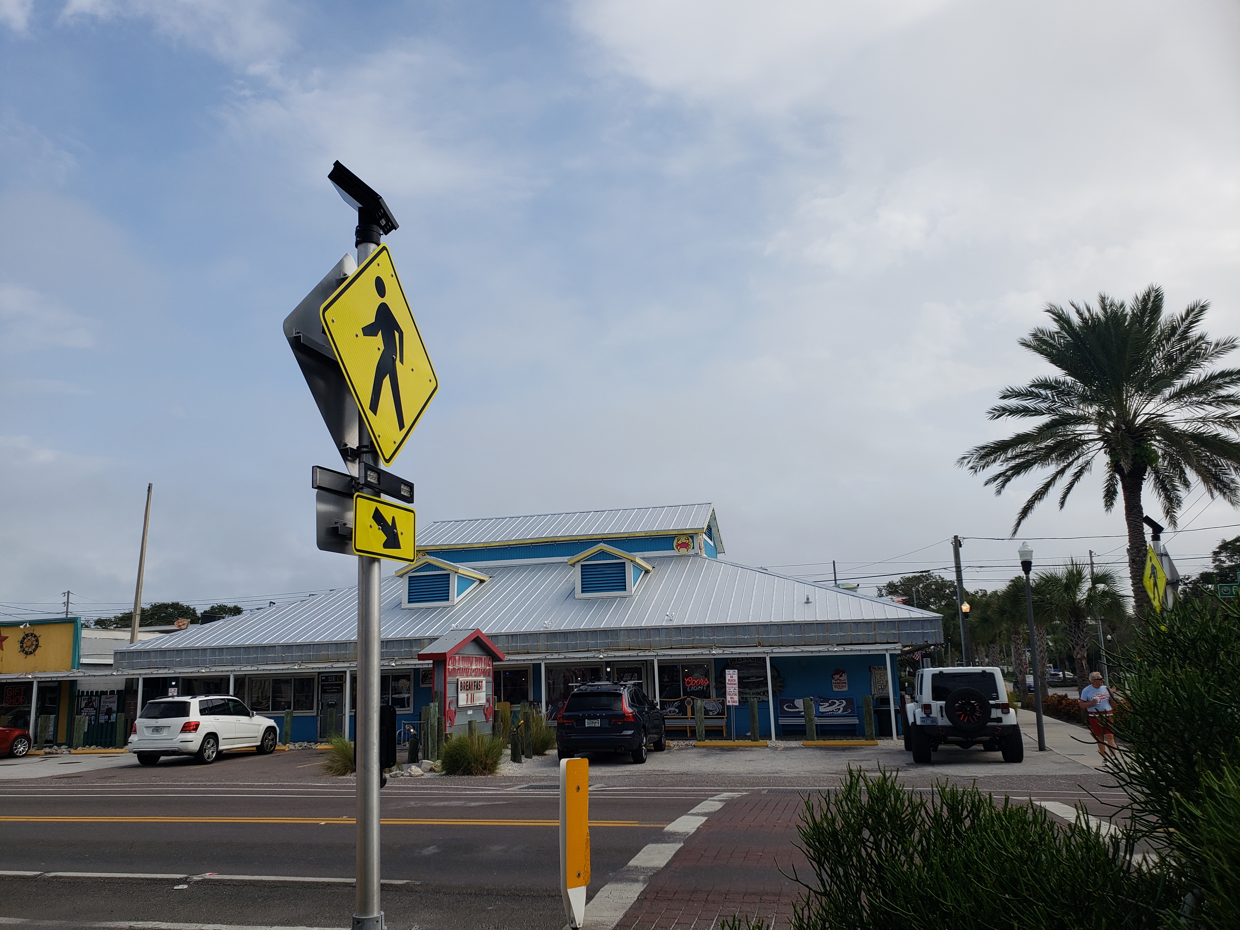 Crosswalk in Indian Rocks Beach