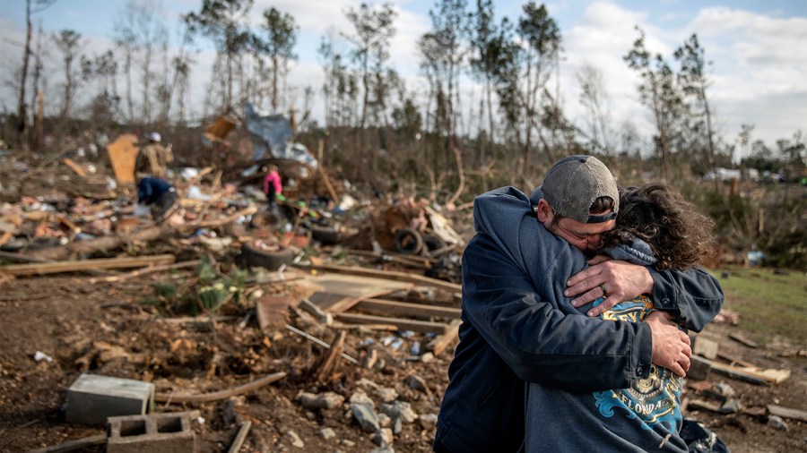 Carol Dean David Theo Dean Alabama tornado