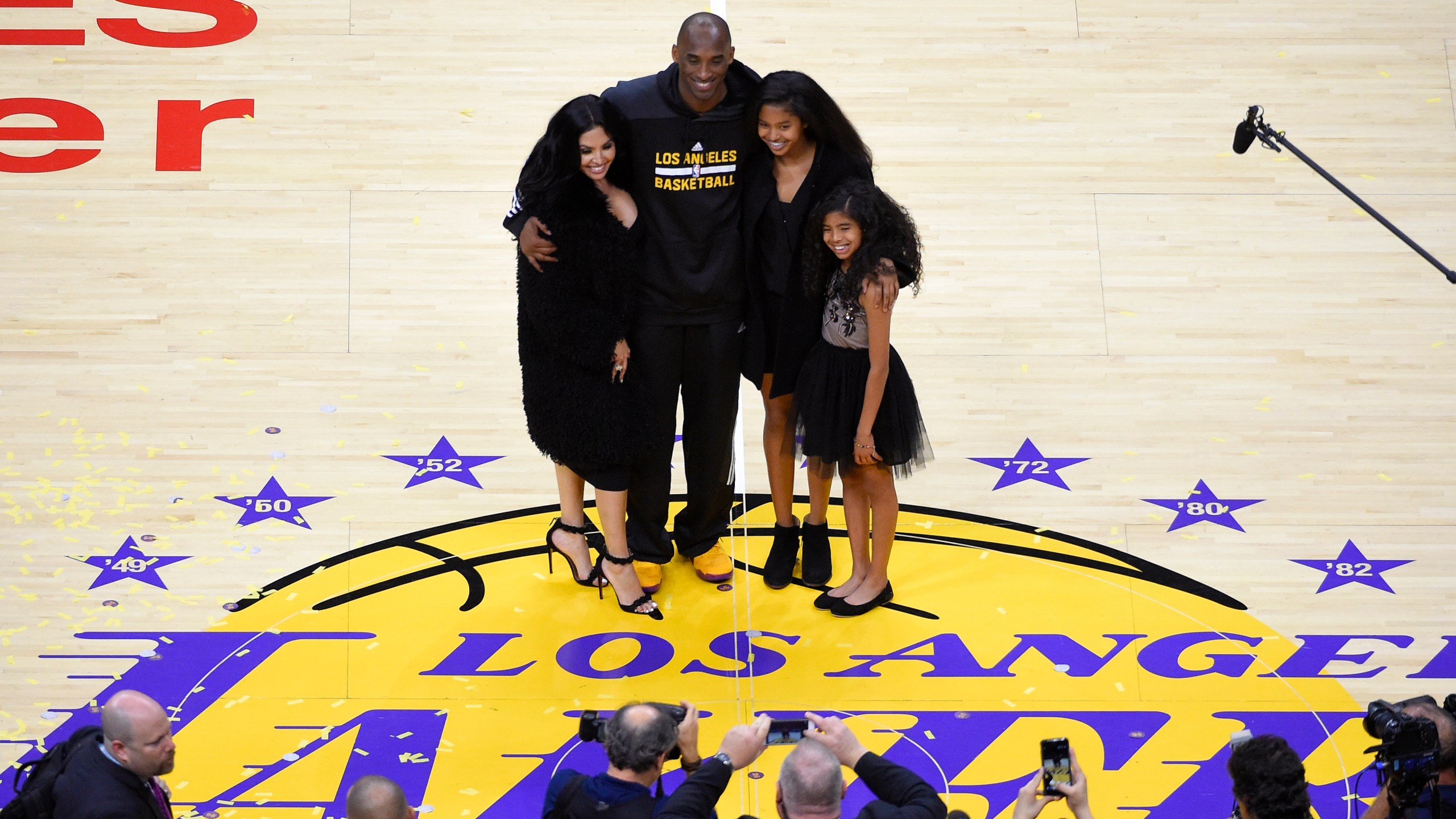 Kobe Bryant, Gianna Bryant, Natalia Bryant, Vanessa Bryant