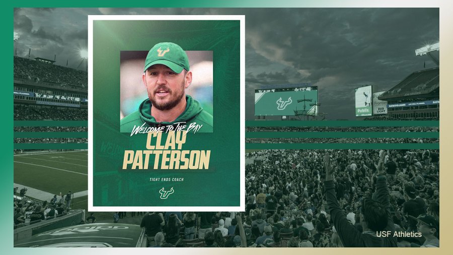 Clay Patterson - Tight Ends Coach/Image: USF Athletics