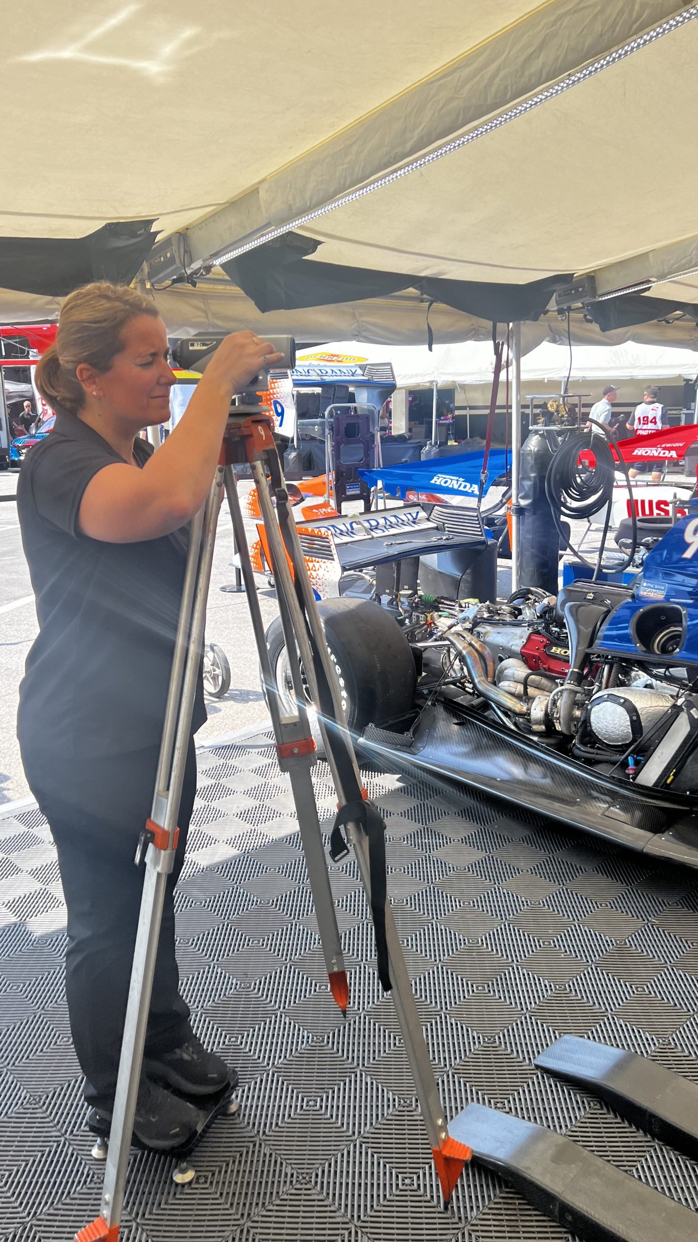 Chip Ganassi Racing gearbox mechanic Anna Chatten